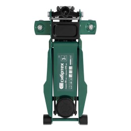 Сибртех Домкрат гидравлический подкатной, 3 т, 85-490 мм, быстрый подъем, низкий подхват, проф. 50850