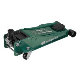 Сибртех Домкрат гидравлический подкатной, 3 т, 85-490 мм, быстрый подъем, низкий подхват, проф. 50850