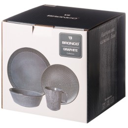 Lefard Набор Посуды Обеденный Bronco Graphite На 4 Пер. 16 Пр. 445-119