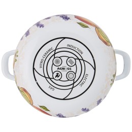 Lefard Набор Кастрюль Agness Эмалированных Серия Прованс Лимоны, 4пр. 934-700