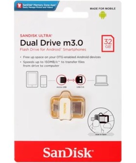SANDISK Флеш Диск Sandisk 32GB Ultra Android Dual Drive SDDD3-032G-G46GW