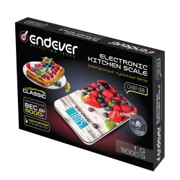ENDEVER Весы кухонные Chief-508 рисунок Клубника