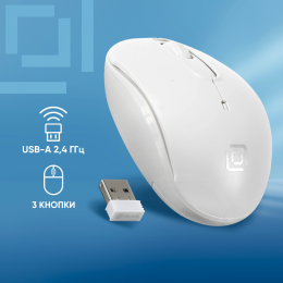 OKLICK Мышь беспроводная 505MW белый