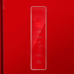 Centek Холодильник CT-1744 NF Red Glass total