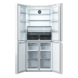Centek Холодильник CT-1744 NF White Glass total