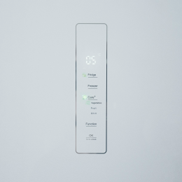 Centek Холодильник CT-1744 NF White Glass total