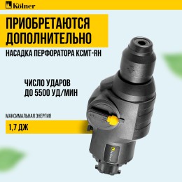 KOLNER Аккумуляторная дрель-шуруповерт 6в1Combo 20V PRO KCMT 20-3C