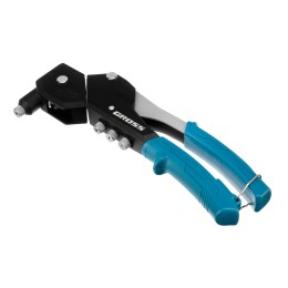 Gross Заклепочник ручной, 290 мм, поворотный, 0-360, заклепки 2,4-3,2-4,0-4,8 мм 40418