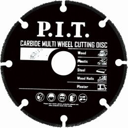 P.I.T. Диск отрезной многофункциональный для УШМ 125x22,2x1,2 мм 6T (ACTW07-0125) 104181