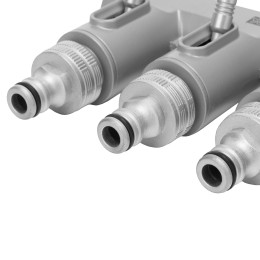 Palisad Разветвитель четырёхканальный, с внутренней резьбой 3/4", алюминий 65833