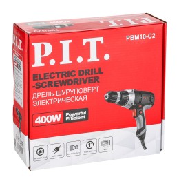 P.I.T. Дрель шуруповерт электрическая PBM10-C2