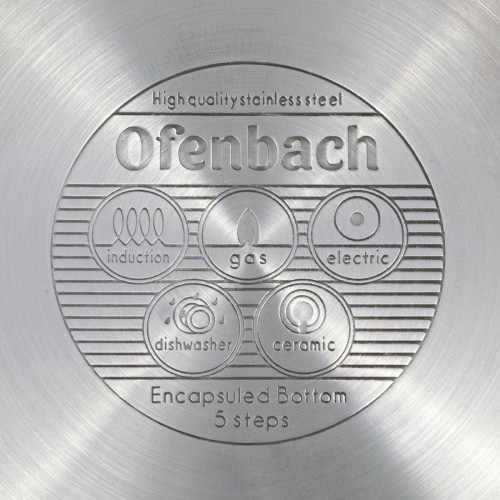 Кастрюля 1,7 л. из нержавеющей стали Ofenbach NB 100511 (16х9,5 см.)