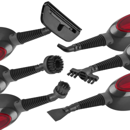 VLK Швабра паровая Rimmini 8100, черный/красный