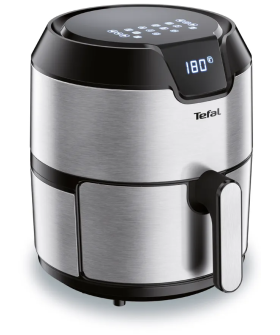 TEFAL Аэрогриль EY401D15 серебристый/черный