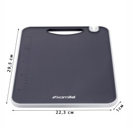 Kamille Доска разделочная пластиковая 29,5х22,3х1 см. KM 10076