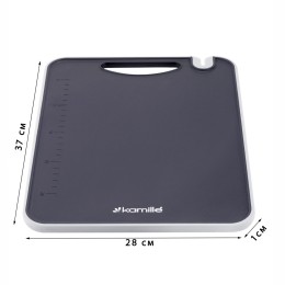 Kamille Доска разделочная пластиковая 37х28х1 см. KM 10077