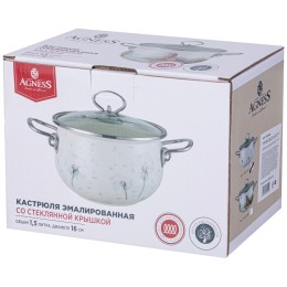 Lefard Кастрюля Agness Эмалированная 1,5 Л 943-055
