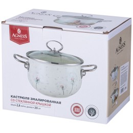 Lefard Кастрюля Эмалированная 2,8 Л 943-057