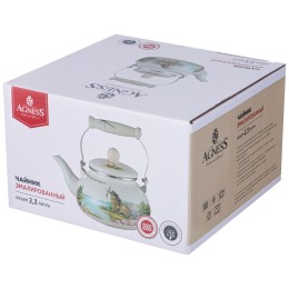 Lefard Чайник agness эмалированный, 2,3 л. 943-062