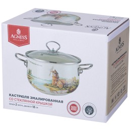 Lefard Кастрюля Эмалированная 2 Л 943-066