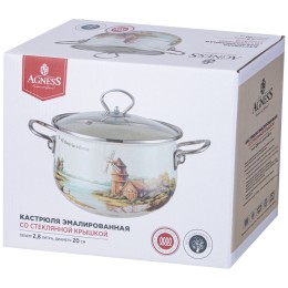 Lefard Кастрюля Эмалированная 2,8 Л 943-067