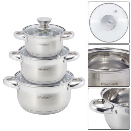 Kamille Набор кастрюль 6 предметов NB 100002