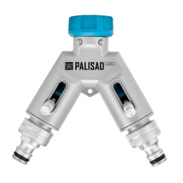 Palisad Разветвитель двухканальный, с внутренней резьбой 3/4" 65832