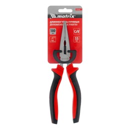 Matrix Длинногубцы прямые, 180 мм 17310