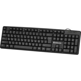 Defender Клавиатура (45522) ELEMENT HB-520 USB RU черный