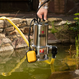 Denzel Дренажный насос DP1100X, 1100 Вт 97224