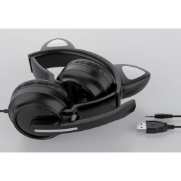 QUMO Гарнитура Game Cat Black (GHS 0034)