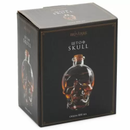 ДЕКОСТЕК Графин-штоф 800 мл."Череп" BR2012