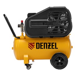 Denzel Компрессор воздушный рем. привод BCI 2100/50, 2,1 кВт, 50 литров, 400 л/мин 58115