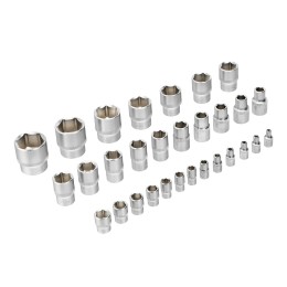 Denzel Набор инструментов, 1/2", 1/4", CrV, S2, пластиковый кейс, 109 предметов 15814