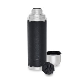 Арктика Термос 108-1000-BK 1000мл.в кожаной оплетке,черный