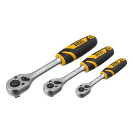 Denzel Набор инструментов, 1/2", 3/8", 1/4", CrV, S2, пластиковый кейс, 232 предмета 15808
