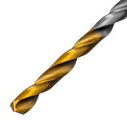 Denzel Сверло спиральное по металлу 3,5 x 70 мм, Р6М5, Golden Tip , 2шт. 718227