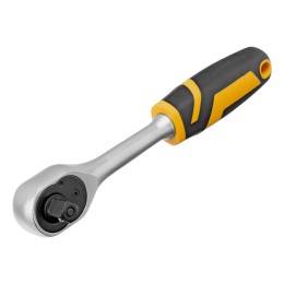 Denzel Ключ-трещотка 3/8", 90 зубьев, с быстрым сбросом, CrV 14032