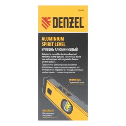 Denzel Уровень алюминиевый, магнит 400 мм 33690