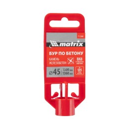 Matrix Бур по бетону, 45 х 1500 мм, SDS MAX c крестовой пластиной 71366