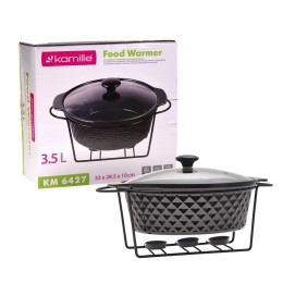 Kamille Мармит керамический 3,5 л. круглый KM 6427