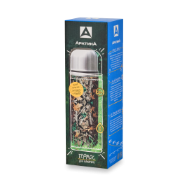 Арктика Термос 108-500-Х 1000мл.в текстильн.оплетке хаки