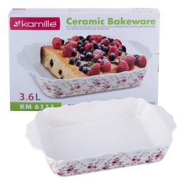 Kamille Форма для запекания керамическая 3,6 л. Kamille KM-6111