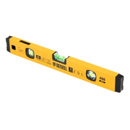 Denzel Уровень алюминиевый, магнит 400 мм 33690