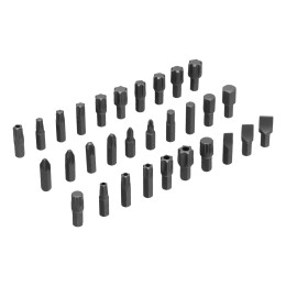 Denzel Набор инструментов, 1/2", 3/8", 1/4", CrV, S2, пластиковый кейс, 232 предмета 15808