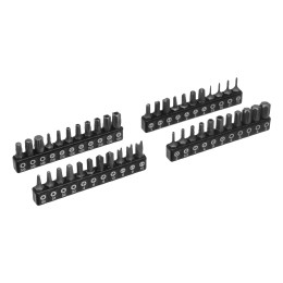 Denzel Набор инструментов, 1/2", 3/8", 1/4", CrV, S2, пластиковый кейс, 232 предмета 15808