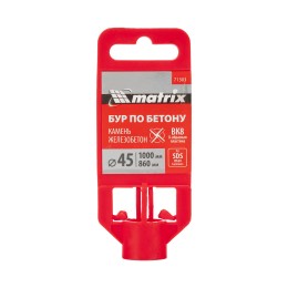 Matrix Бур по бетону, 45 х 1000 мм, SDS MAX c крестовой пластиной 71303