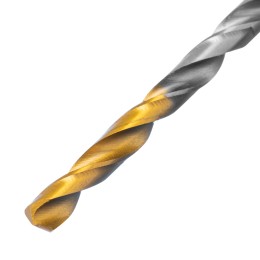 Denzel Сверло спиральное по металлу 4,5 x 80 мм, Р6М5, Golden Tip 718231