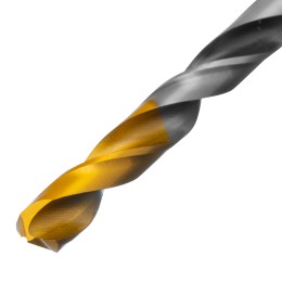 Denzel Сверло спиральное по металлу 7,0 x 109мм, Р6М5, Golden Tip, многогранная заточка 718280