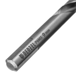 Denzel Сверло спиральное по металлу 9 x 125 мм, Р6М5, Golden Tip 718241